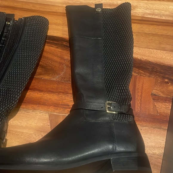 Cole Haan Galina Boot Black Leather 9b - Picture 2 of 8